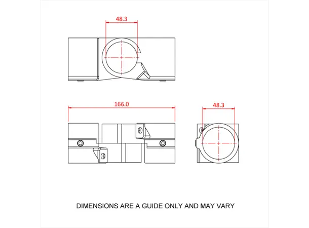 Doughty T194030C Short Tee Swivel SHORT TEE SWIVEL 
