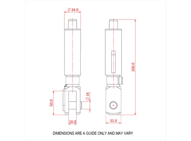 Doughty T37665 Reutlinger 66Sv Ii Zw 66Sv Ii Zw + Fork 6Mm-190Kg 6.35Mm-210Kg 