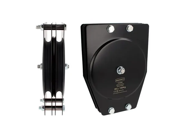 Doughty T42855 Pulley (Single Sheave) 180Mm St. Pulley (Single Sheave) (Rope) 