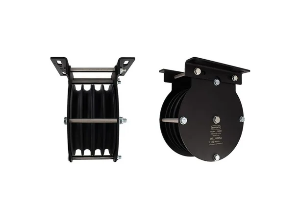 Doughty T42954 Pulley (Quad Sheave) 200Mm H/D Pulley (Quad Sheave) (Rope) 