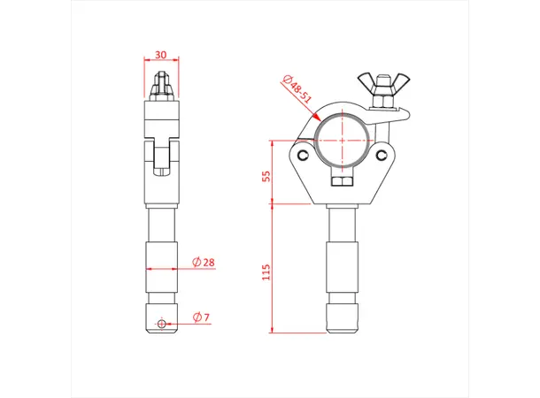 Doughty T58018 Slimline Big Ben 29Mm Slimline Big Ben 29Mm Spigot 