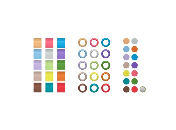 Sennheiser EW-D COLOR CODING SET Sets of  magnetic color indicators 