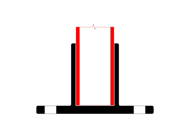 Doughty T13200 Railing Base Flange PIPECLAMP RAILING BASE FLANGE 