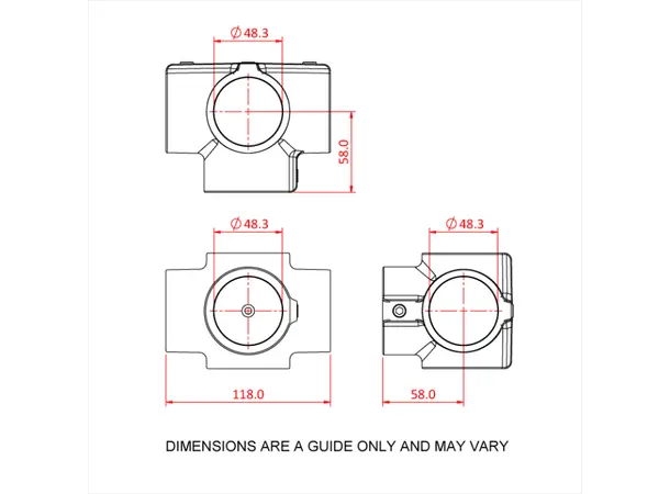 Doughty T194013 Side Outlet Tee SIDE OUTLET TEE 