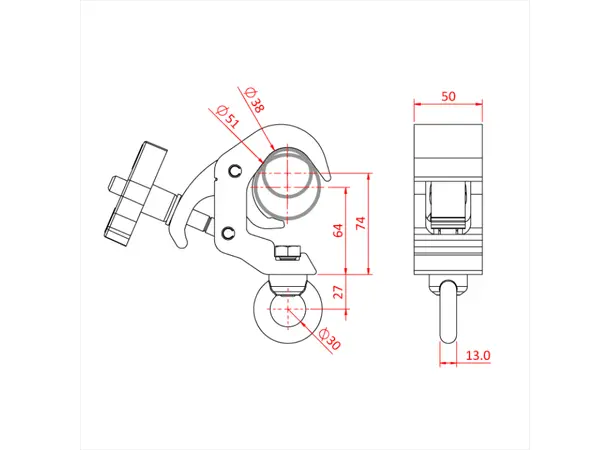 Doughty T58216 Quick Trigger Clamp Quick Trigger Clamp Hanging Clamp B. 