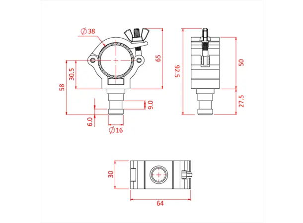 Doughty T58992 Atom Snapper Atom "Snapper" (To Suit 1 1/2") 