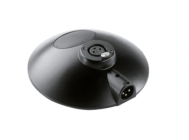 K&M 29376 Microphone table base 3 Pin XLR, No switch, 470g 