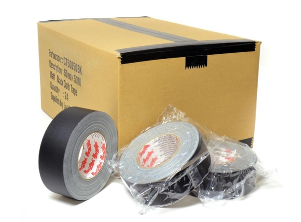 Le Mark 24 x  Magtape Gaffa MATT BLACK 