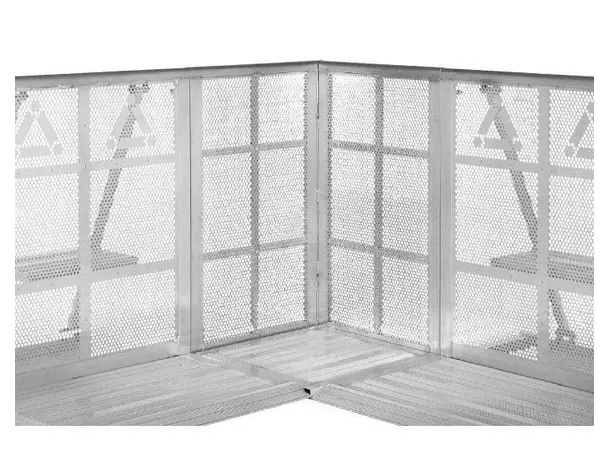 Prolyte BARRIER CORNER BASE 90° ALU. Lightweight crowd control system 