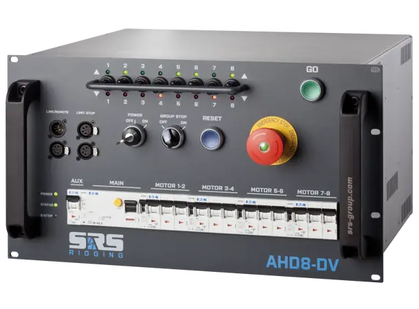 SRS AHD12-DV-3SX19, 6U  Advanced Dig MC controller, 32A input, 3xSOCA19 Out