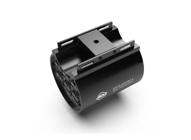 ADJ Data Distro 6 5-pin XLR, og 6x 5-pin XLR-utganger 