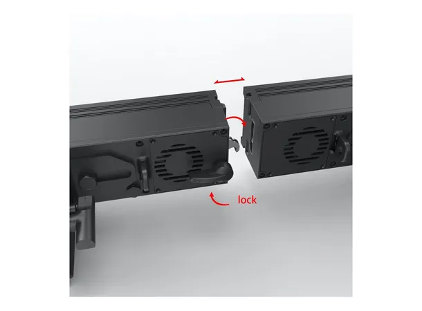 ADJ Jolt Bar FXIP 112 x 5-Watt kjølig hvite SMD LED 