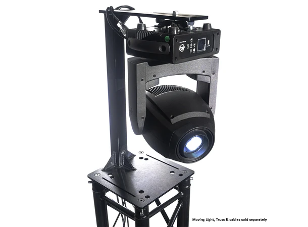 DuraTruss Fixture Suspension Black Allows to hang a fixture upside down 