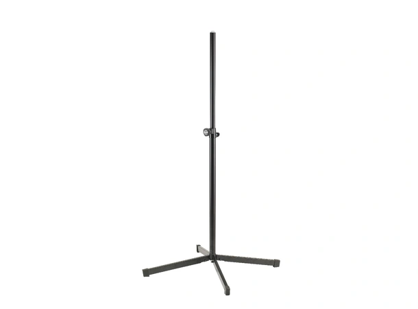 K&M 19500 Speaker stand, Black Flat footprint, H: 1240/1940mm, ø 35mm 