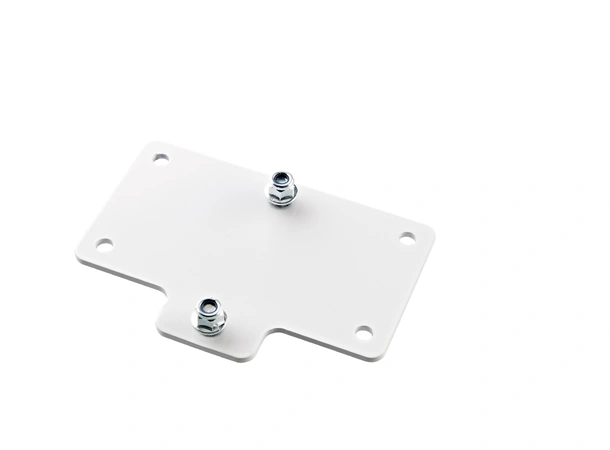 K&M 24357 Adapter panel 4, White 