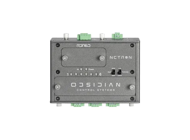 Obsidian Netron RDM6D RDM Splitter 1x6 Terminal DIN 