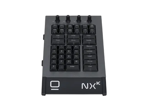 Elation NX-K keypad Kontrollfunksjoner for NX1 