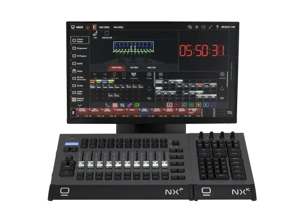 Elation NX-K keypad Kontrollfunksjoner for NX1 