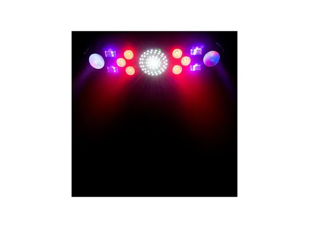 ADJ Furious Five RG Sound controlled via built-in microphone 