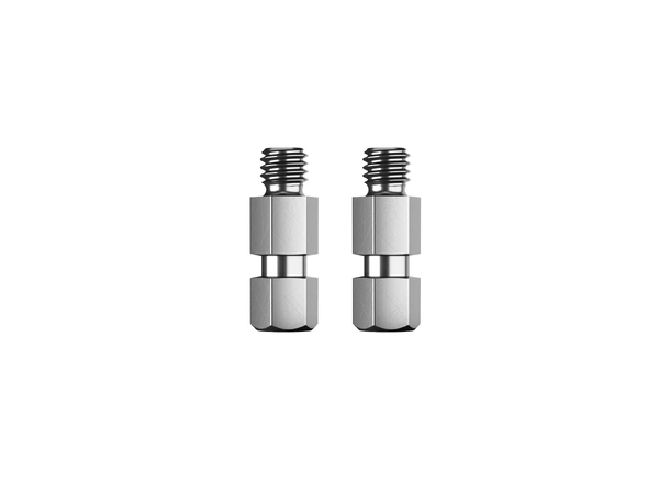 K&M 23903 Threaded bolt zinc-plated 3/8". 2 pcs 