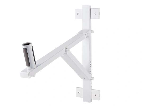 K&M 24110 Speaker wall mount, White Screw-on wall mount, up to 50 kg 