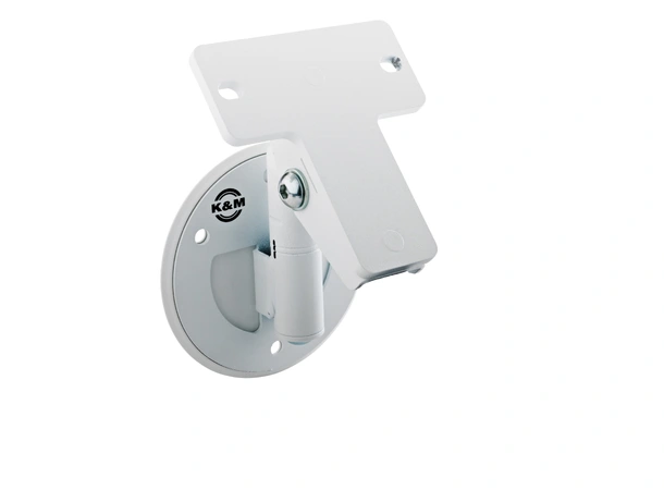 K&M 24161 Veggfeste for Genelec 4040/8040/G4/8050, hvit (pris per stk.). 