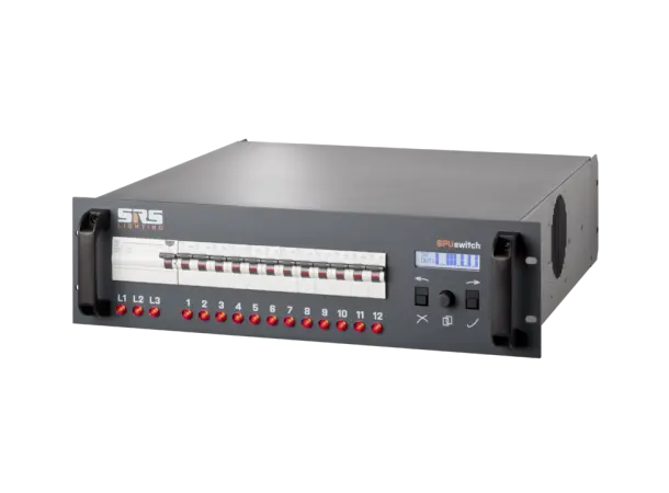 SRS SPUN12 1213B-8 Socapex 32A 12x13A / 3kW, main switch 