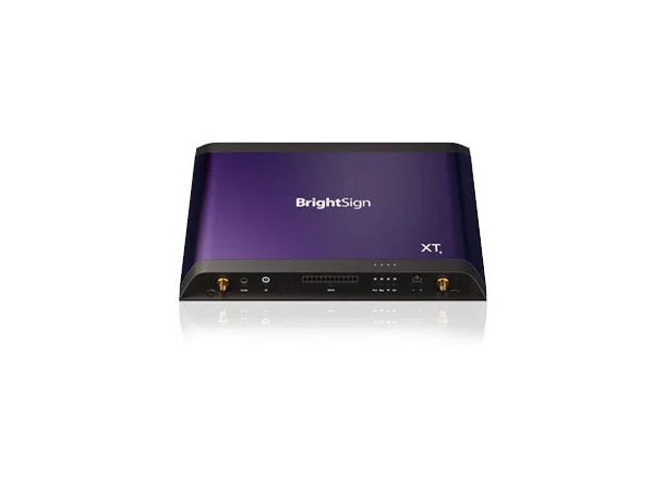 BrightSign XT245 Series 5 I/O Player 3D WebGL & real time data visualization 