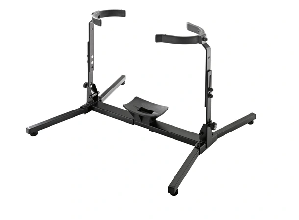 K&M 14945 Tuba gulvstativ svart Stand for kingsize tuba 