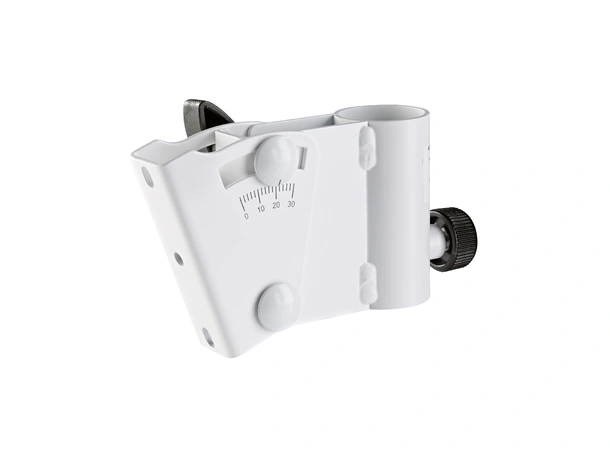 K&M 19780 Tiltbar stativadapter, hvit Inclinable stand adapter 