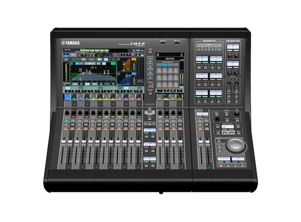 Yamaha DM7C +  EX ekspansjonsenhet 16/16 local IO, 144/144 Dante 