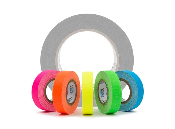 Le Mark Bright Pack 12mm x 5.4m Red, Tan, Teal, White & Yellow 