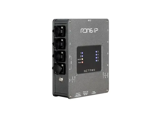 Obsidian Netron RDM6 IP IP65 RDM Splitter 1x6 XLR 