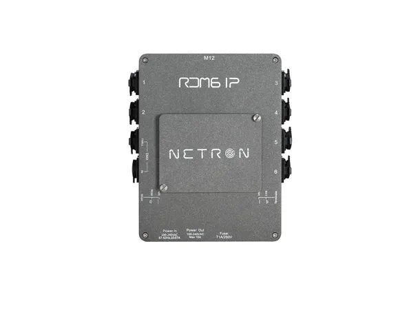 Obsidian Netron RDM6 IP IP65 RDM Splitter 1x6 XLR 