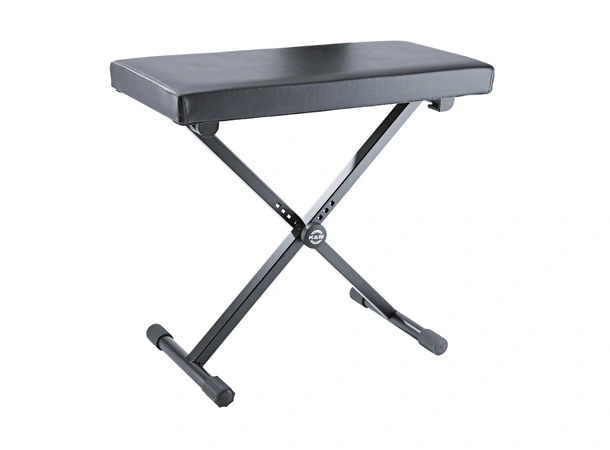 K&M 14075 Keyboard bench black leather Keyboard bench 