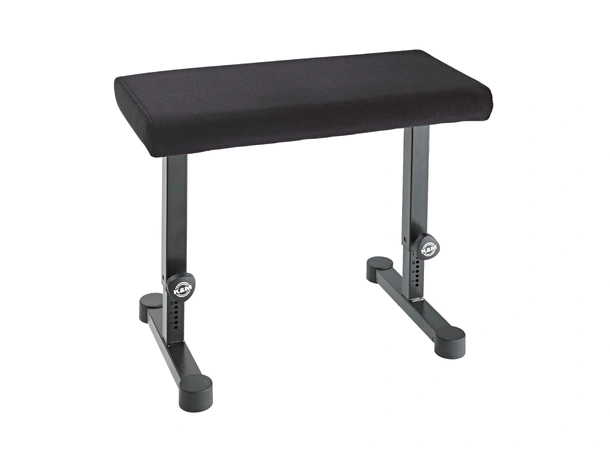 K&M 14086 Pianobenk sort stoff Piano bench 