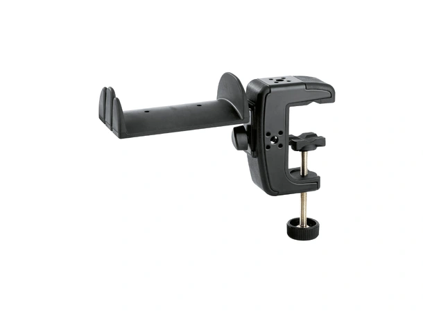 K&M 16085 HEADPHONE HOLDER W/TABLE CLAMP Headphone holder with table clamp 