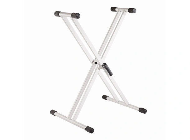 K&M 18993 Keyboardstativ Rick 20, hvit Keyboard stand »Rick 20« 
