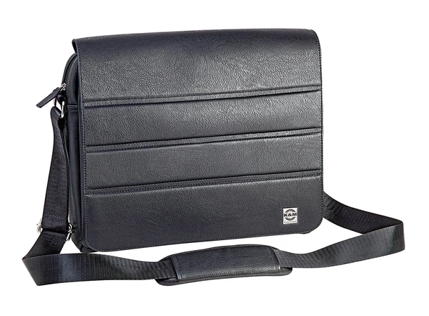 K&M 19705 Shoulder bag, Black Shoulder bag for sheet music and tablets 