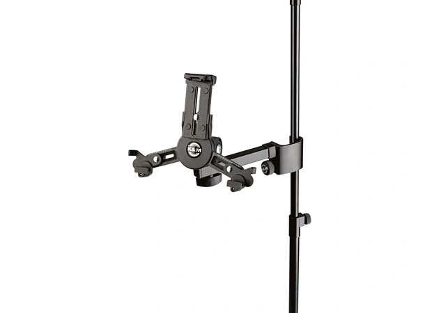 K&M 19796 Tablet PC holder, Black Universal Tablet Holder, 30mm clamp 