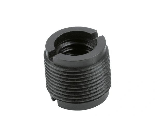 K&M 85040 Thread adapter, black Thread adapter 