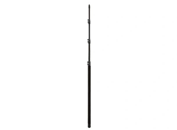 K&M 23765 Microphone »Fishing Pole« black, alu, 4-piece L: 1000/3220 mm.