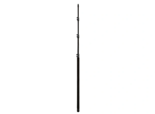 K&M 23765 Microphone »Fishing Pole« black, alu, 4-piece L: 1000/3220 mm. 