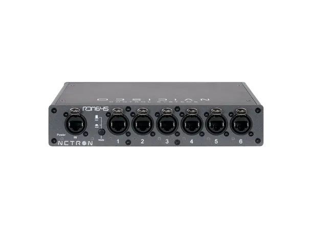 Obsidian Netron RDM645 RDM Splitter 1x6 RJ45 1/2 Rack 
