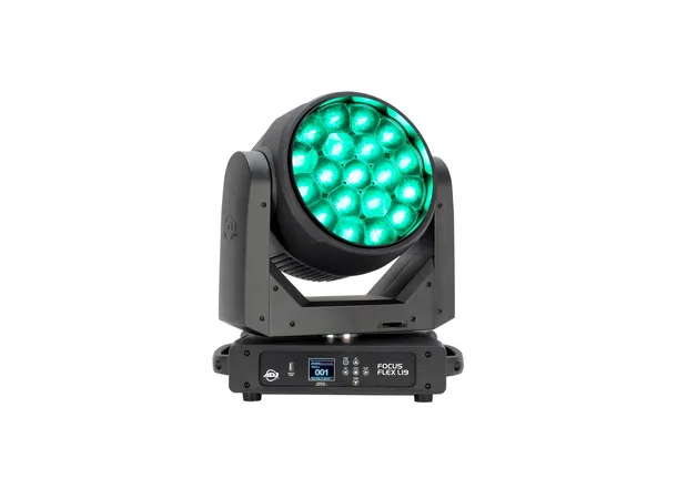 ADJ Focus Flex L19 - 7.814 Lum - CRI 83 19 x 40-Watt RGBL LEDs, 5° - 50° 