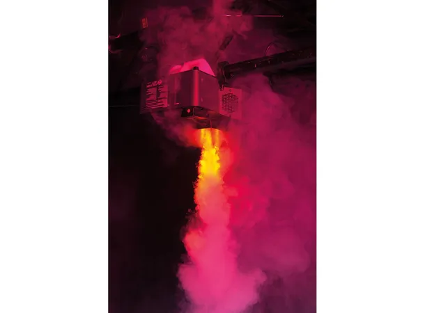 ADJ Fog Fury Jett Maskinen kan pekes oppover eller nedover 