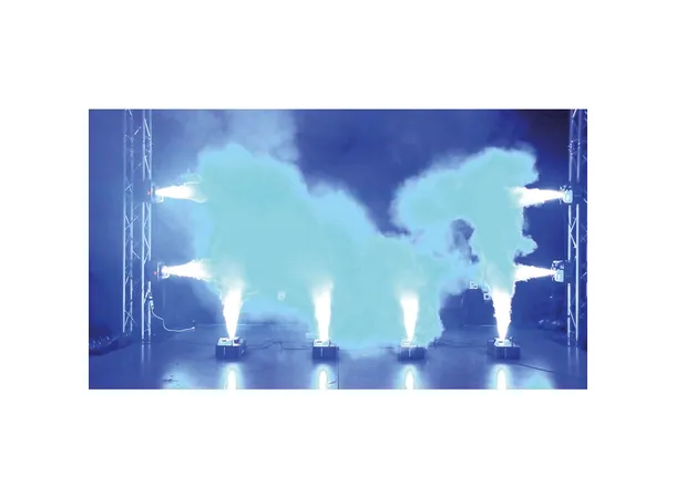 ADJ Fog Fury Jett Maskinen kan pekes oppover eller nedover 