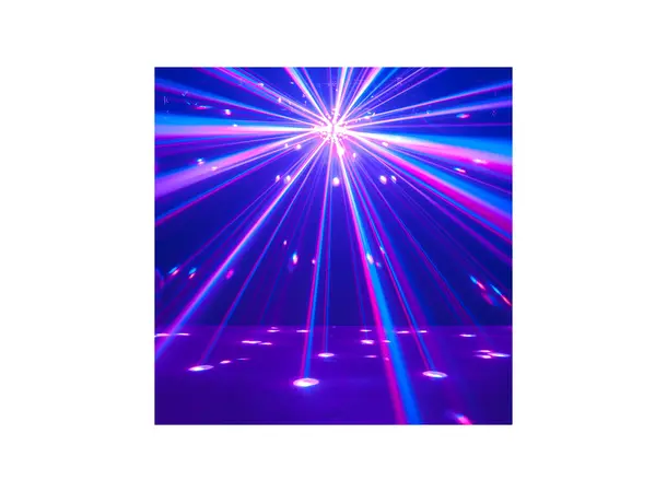 ADJ Starburst Roterende LED-kule/mirrorball effekt