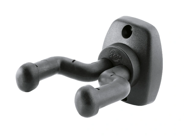 K&M 16250 Guitar wall mount, Black Guitar wall mount 