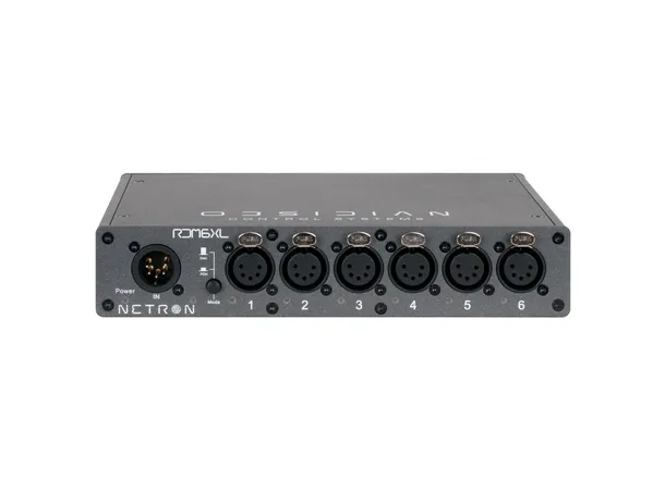 Obsidian Netron RDM 6XL Seks optoisolerte 5pin XLR-utganger 